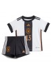 Fotbalové Dres Německo Thomas Muller #13 Dětské Domácí Oblečení MS 2022 Krátký Rukáv (+ trenýrky)